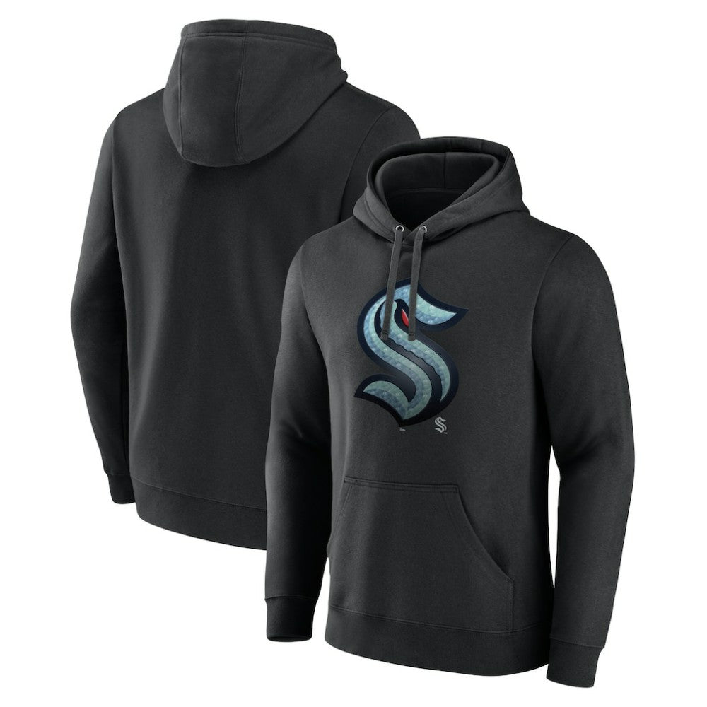 Seattle Kraken Midnight Mascot Pullover Hoodie Black