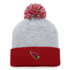 Arizona Cardinals Women's Ash Cuffed Knit Hat with Pom - Heather Gray outlet