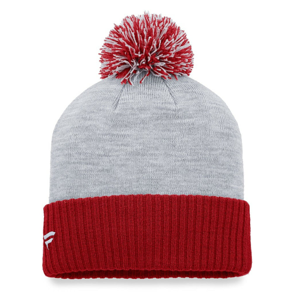 Arizona Cardinals Women's Ash Cuffed Knit Hat with Pom - Heather Gray outlet