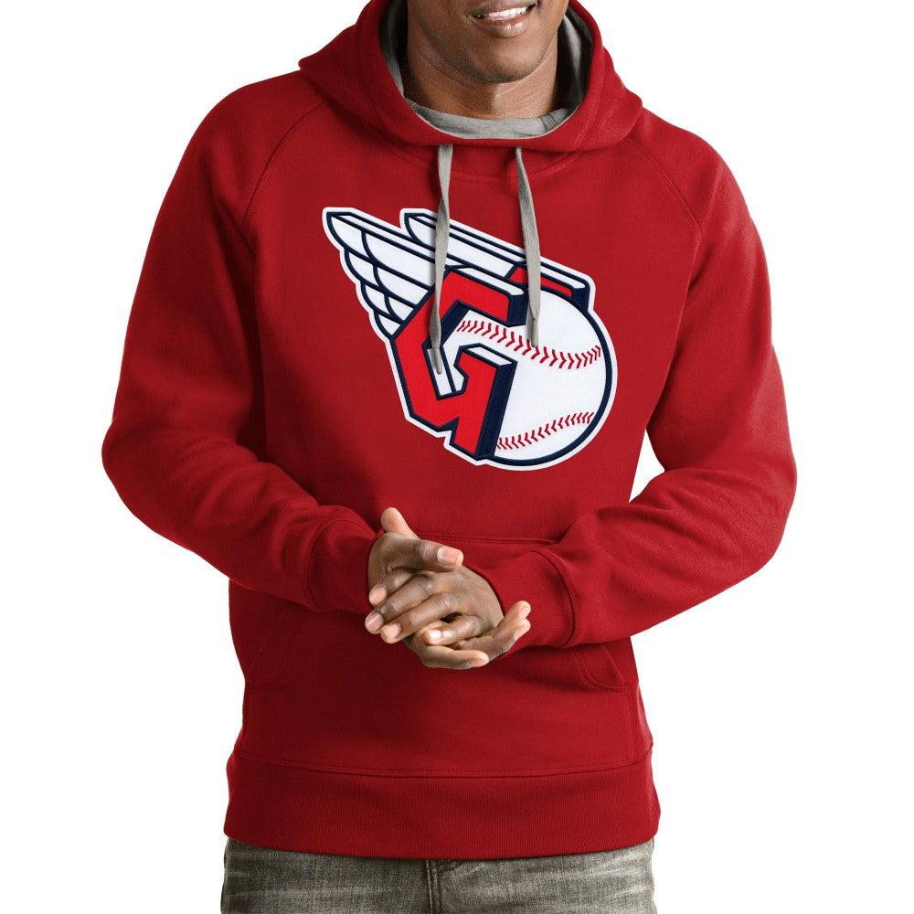 Cleveland Guardians Antigua Team Victory Pullover Hoodie - Red
