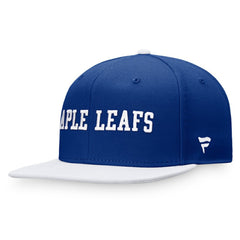 Toronto Maple Leafs Fanatics Iconic Color Blocked Snapback Hat Blue/White