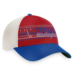 Washington Capitals Fanatics True Classic Retro Trucker Snapback Hat Red/Royal