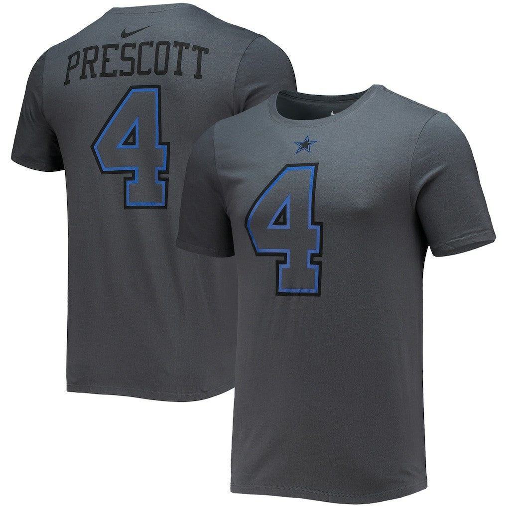 Dak Prescott Dallas Cowboys Player Name & Number T-Shirt - Charcoal | Nike online