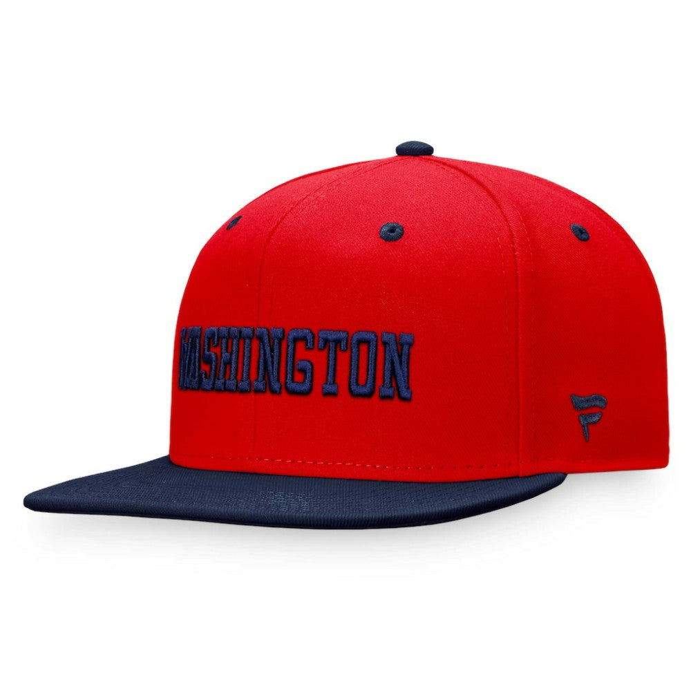 Washington Capitals Fanatics Heritage City Two-Tone Snapback Hat Red/Navy