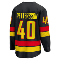 Elias Pettersson Vancouver Canucks Fanatics Breakaway Jersey Black