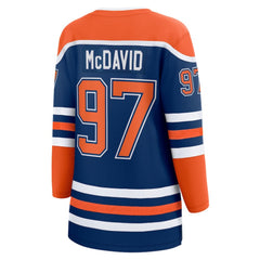 Connor McDavid Edmonton Oilers Fanatics Women's Home Breakaway Jersey Royal