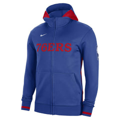 Philadelphia 76ers Authentic Showtime Performance Full-Zip Hoodie - Royal | Nike shop