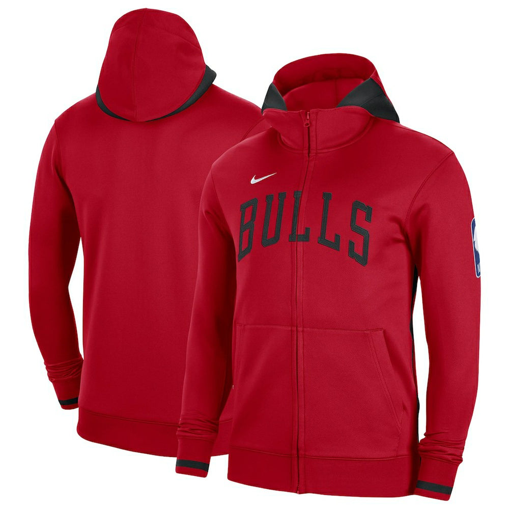 Chicago Bulls Authentic Showtime Performance Full-Zip Hoodie - Red | Nike sale