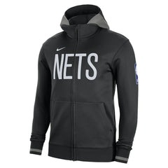 Brooklyn Nets Authentic Showtime Performance Full-Zip Hoodie - Black | Nike cheap