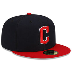 Cleveland Guardians Home Authentic Collection On-Field 59FIFTY Fitted Hat - Navy/Red | New Era