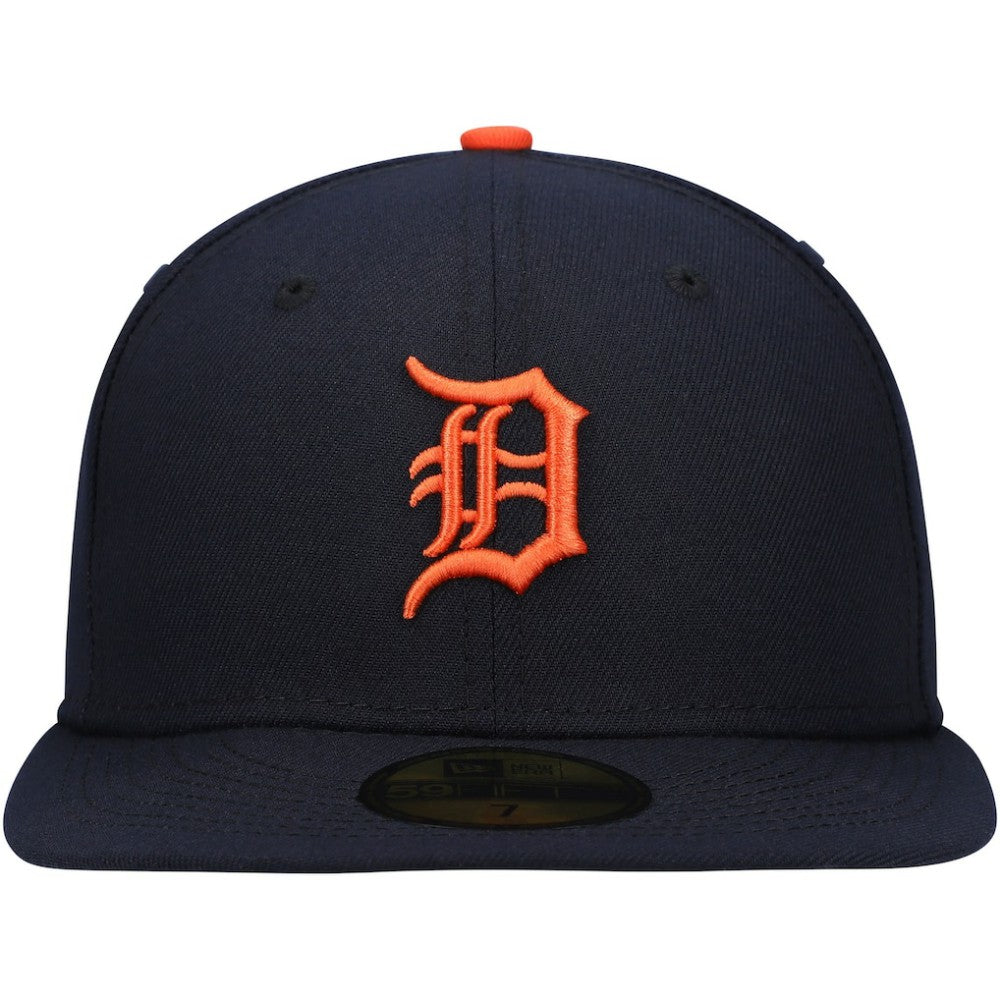 Detroit Tigers Authentic Collection On-Field Road 59FIFTY Fitted Hat - Navy | New Era