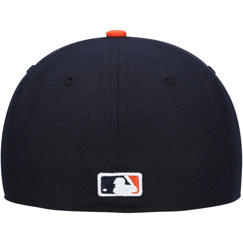 Detroit Tigers Authentic Collection On-Field Road 59FIFTY Fitted Hat - Navy | New Era