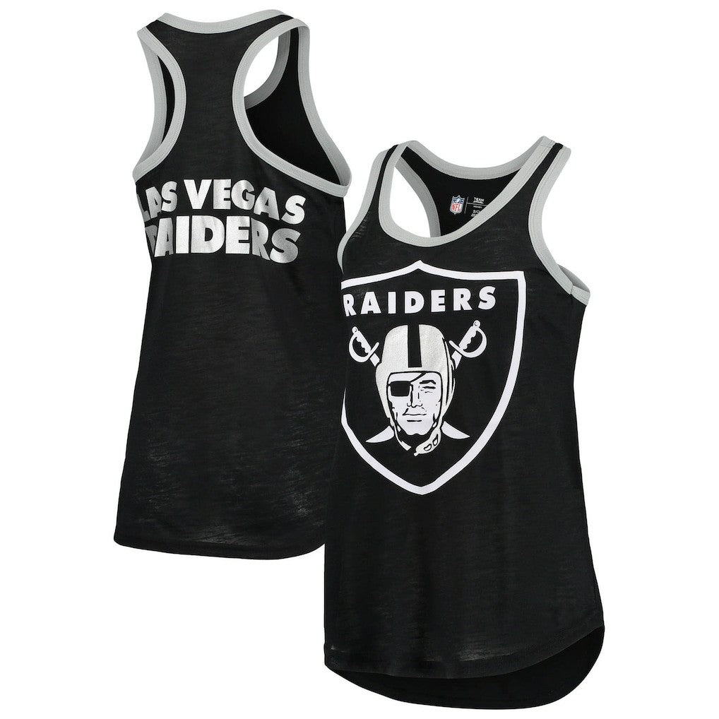Las Vegas Raiders G-III 4Her by Carl Banks Women's Tater Burnout Tank Top - Black online