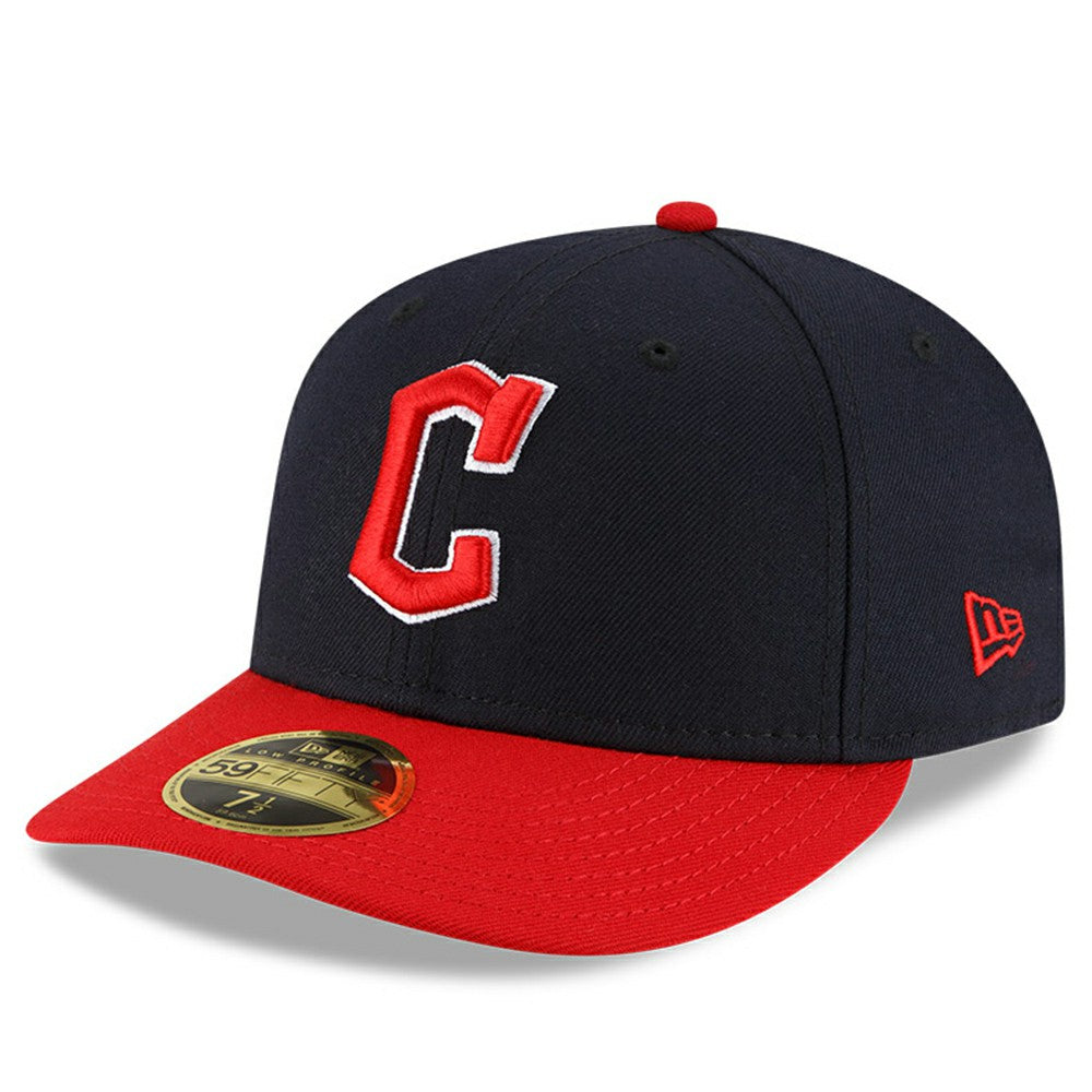 Cleveland Guardians Authentic Collection On-Field Home Low Profile 59FIFTY Fitted Hat - Navy/Red | New Era