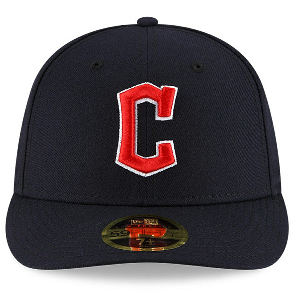 Cleveland Guardians Authentic Collection On-Field Road Low Profile 59FIFTY Fitted Hat - Navy | New Era
