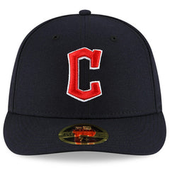 Cleveland Guardians Authentic Collection On-Field Road Low Profile 59FIFTY Fitted Hat - Navy | New Era