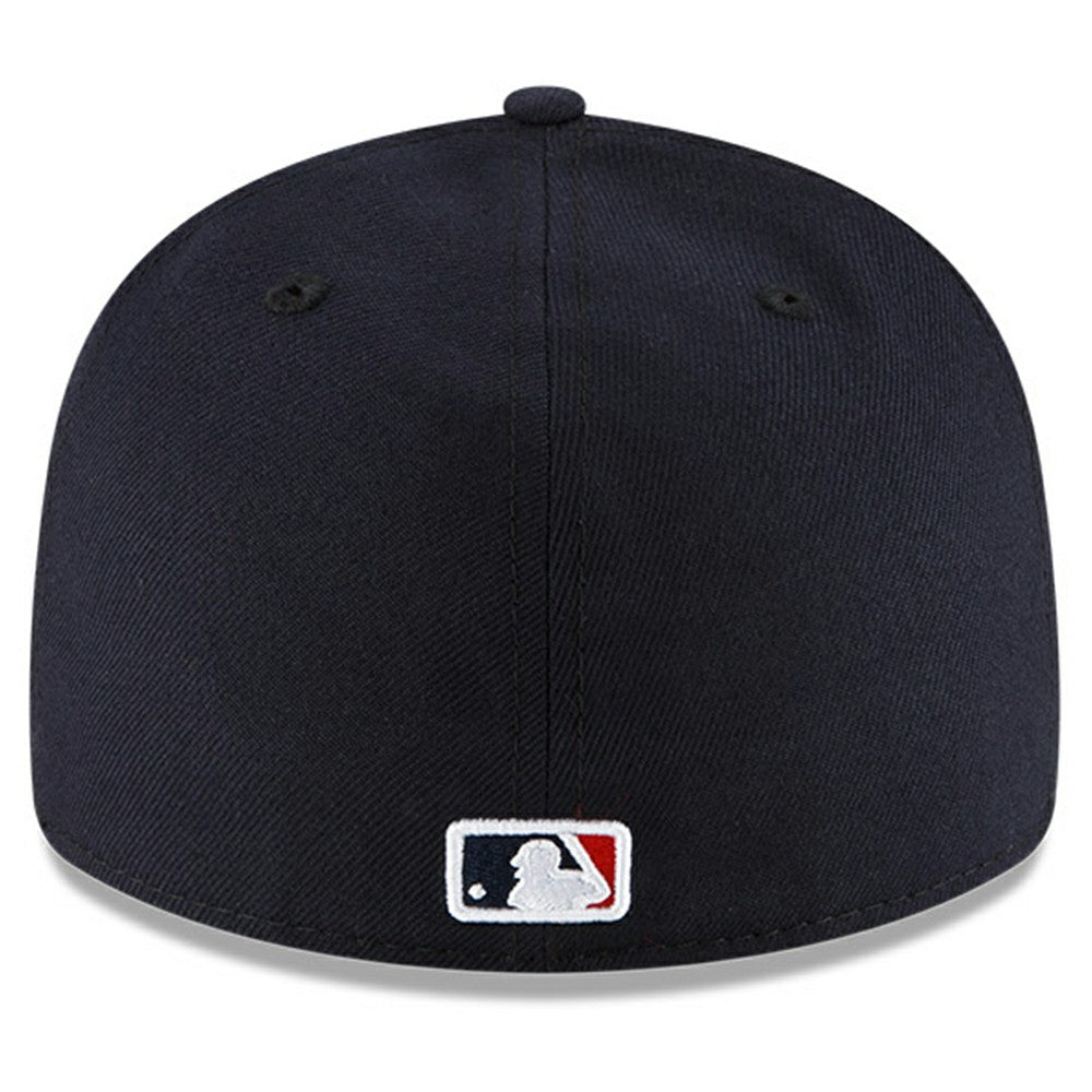 Cleveland Guardians Authentic Collection On-Field Road Low Profile 59FIFTY Fitted Hat - Navy | New Era