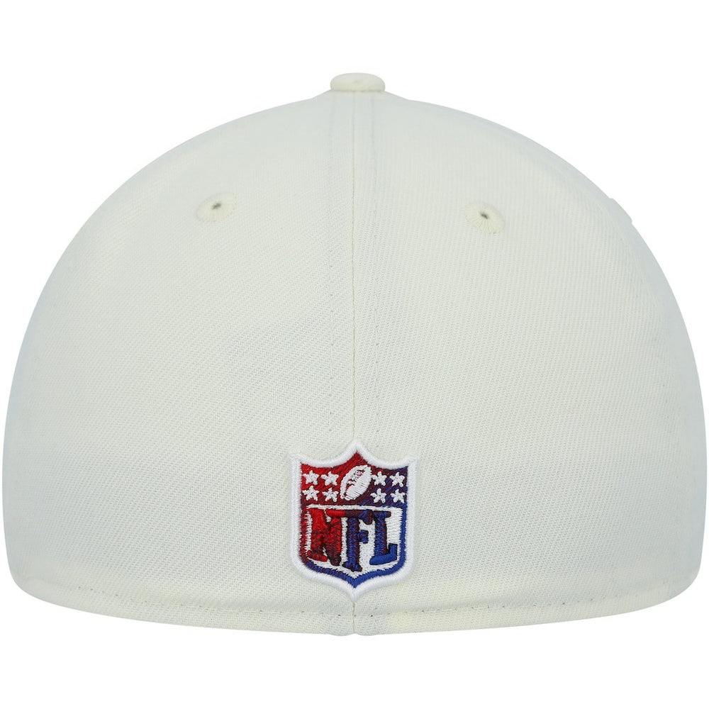 New York Giants New Era Chrome Color Dim 59FIFTY Fitted Hat - Cream cheap