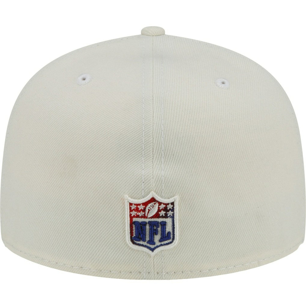 New York Giants New Era Chrome Color Dim 59FIFTY Fitted Hat - Cream on sale