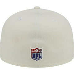 New York Giants New Era Chrome Color Dim 59FIFTY Fitted Hat - Cream on sale