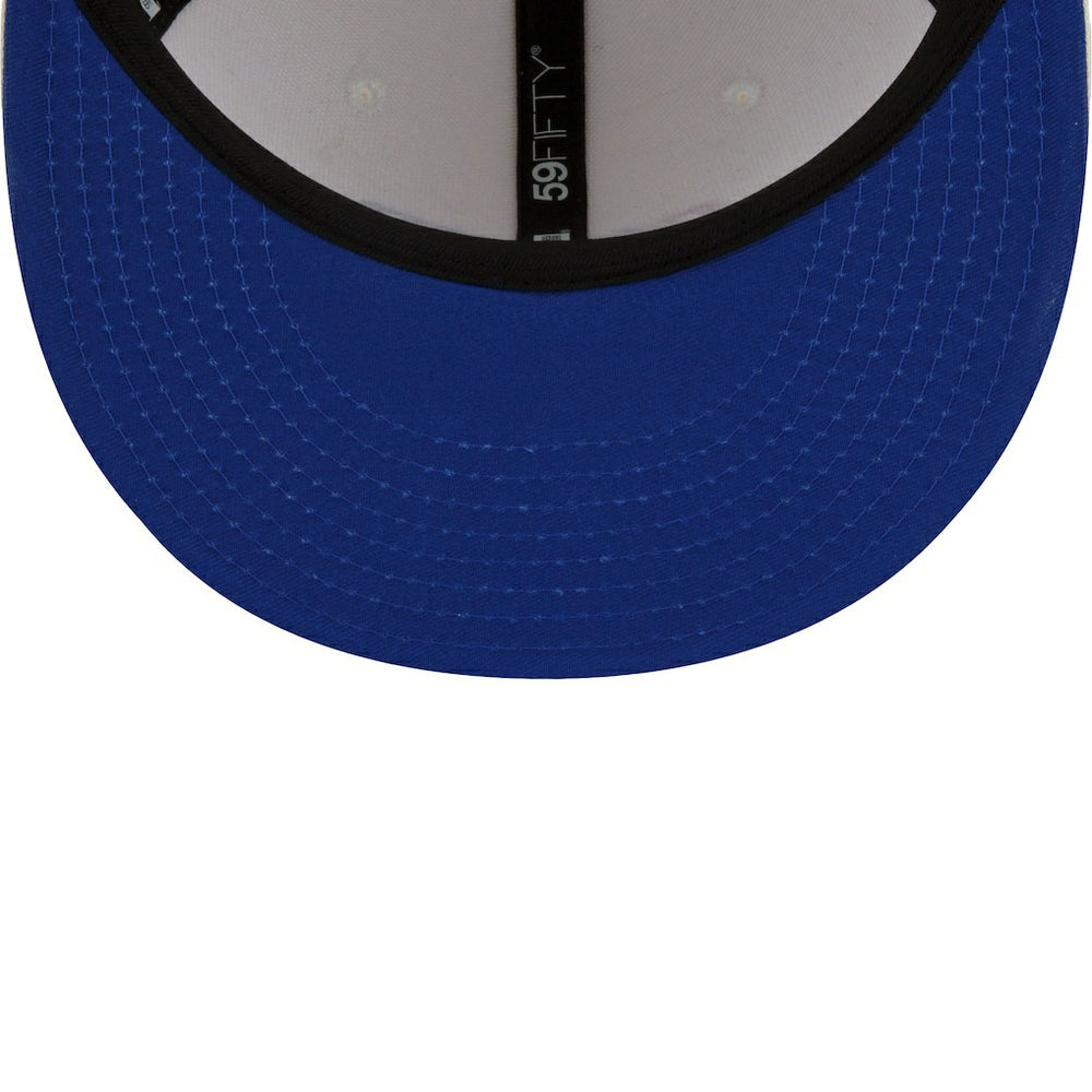 New York Giants New Era Chrome Color Dim 59FIFTY Fitted Hat - Cream on sale