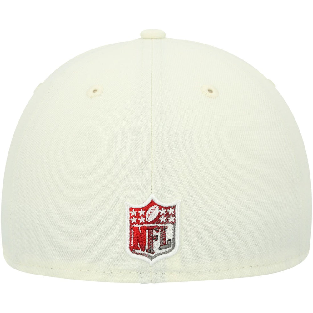 Tampa Bay Buccaneers New Era Chrome Color Dim 59FIFTY Fitted Hat - Cream cheap