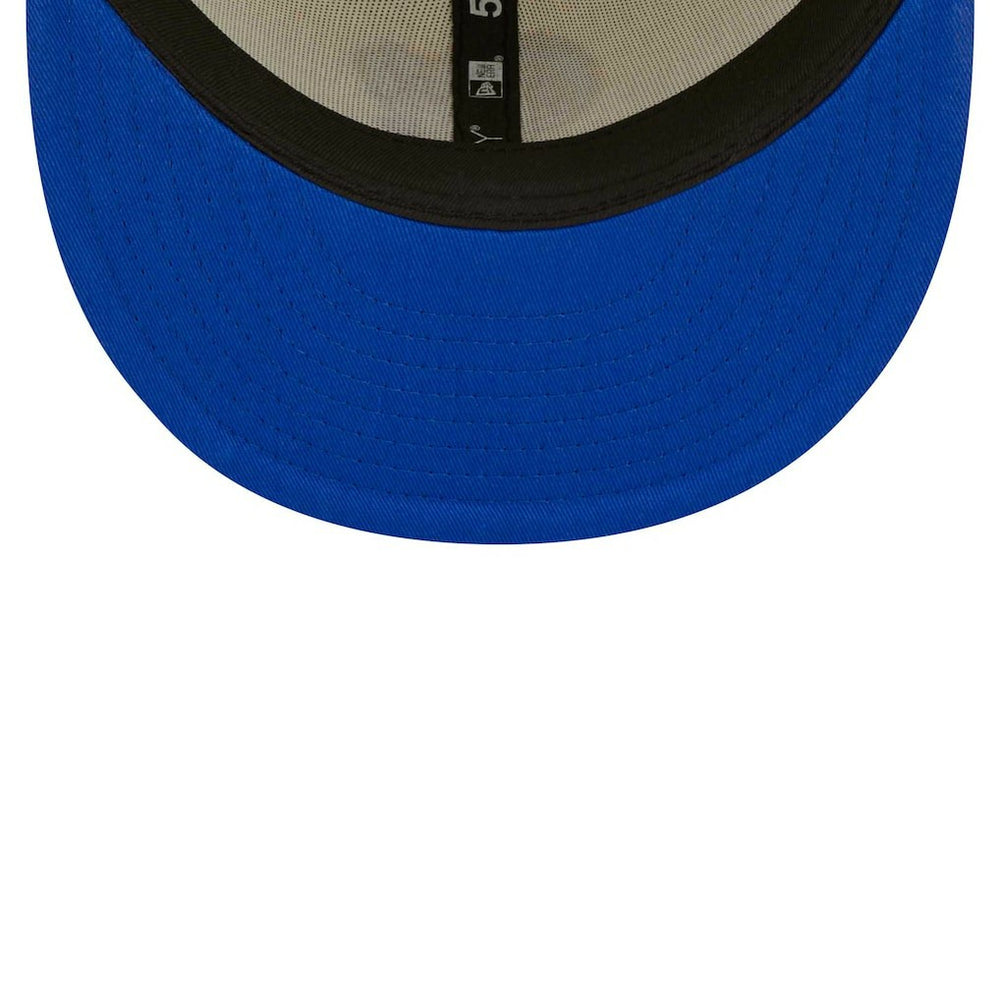 Los Angeles Rams New Era Chrome Color Dim 59FIFTY Fitted Hat - Cream outlet