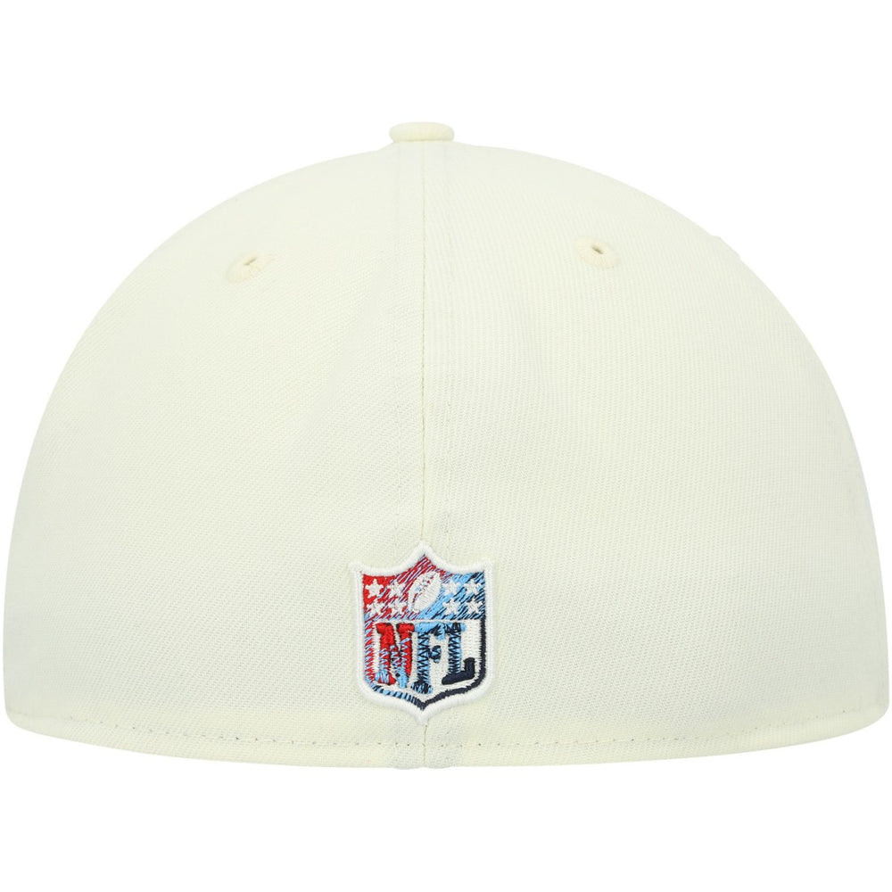 Tennessee Titans New Era Chrome Color Dim 59FIFTY Fitted Hat - Cream discount