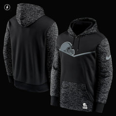 Cleveland Browns RFLCTV Chevron Pullover Hoodie - Black | Nike for sale