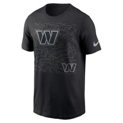 Washington Commanders RFLCTV T-Shirt - Black | Nike on sale