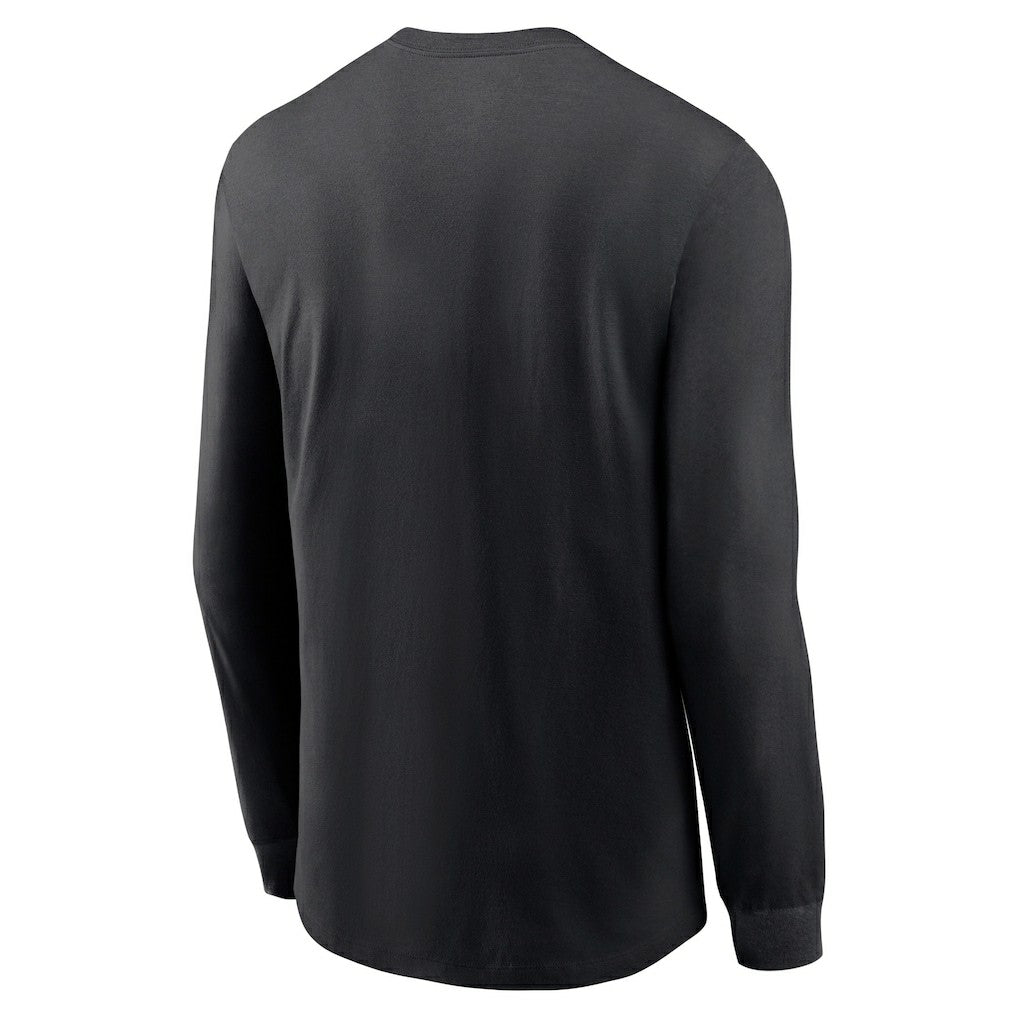 Las Vegas Raiders RFLCTV Name and Logo T-Shirt - Black | Nike outlet