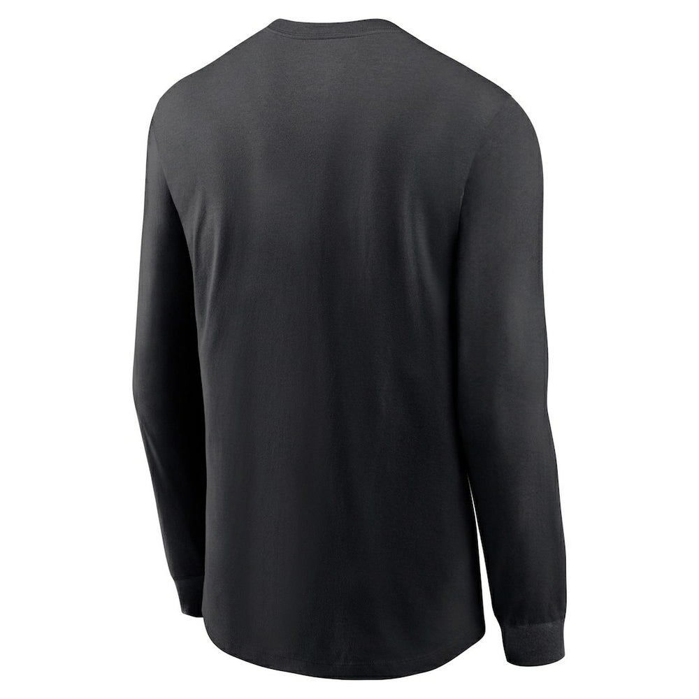 Las Vegas Raiders RFLCTV Name and Logo T-Shirt - Black | Nike outlet