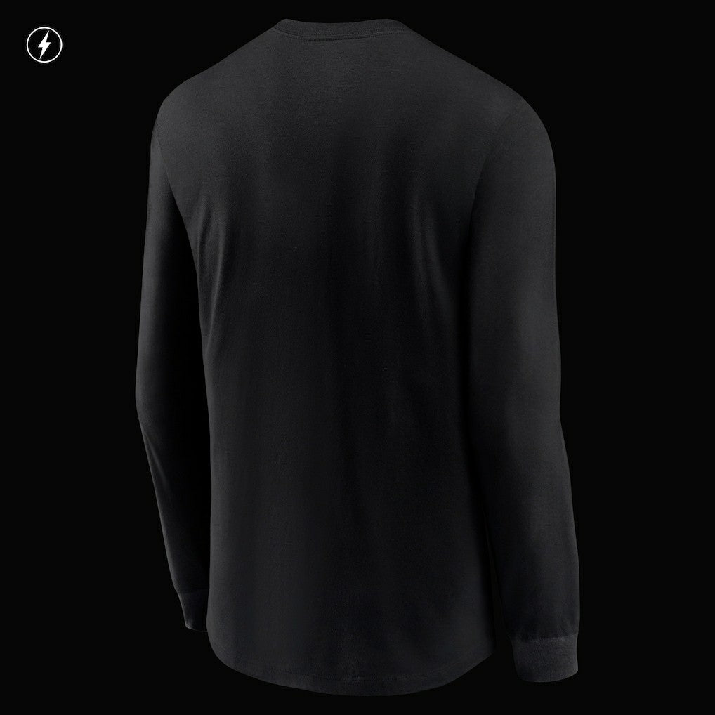 Las Vegas Raiders RFLCTV Name and Logo T-Shirt - Black | Nike outlet