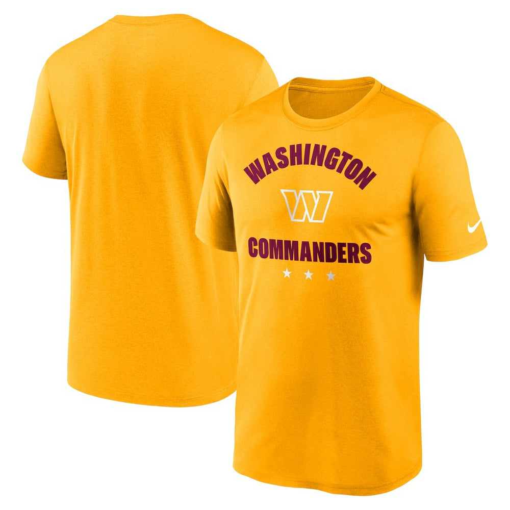 Washington Commanders Arch Legend T-Shirt - Gold | Nike outlet
