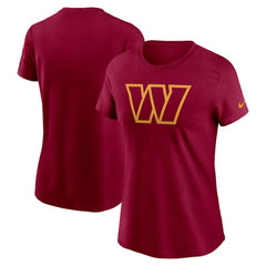 Washington Commanders Women's Logo Cotton Essential T-Shirt - Burgundy | Nike sale