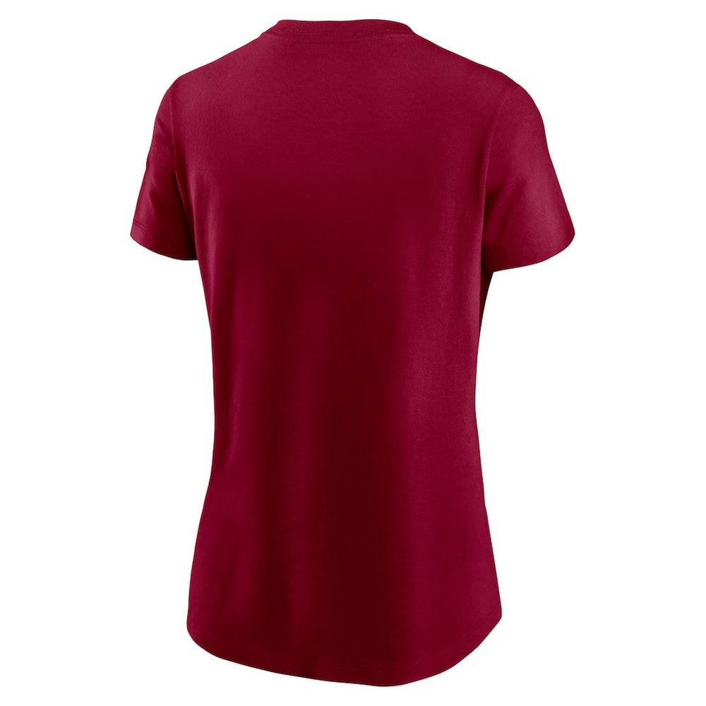 Washington Commanders Women's Logo Cotton Essential T-Shirt - Burgundy | Nike sale