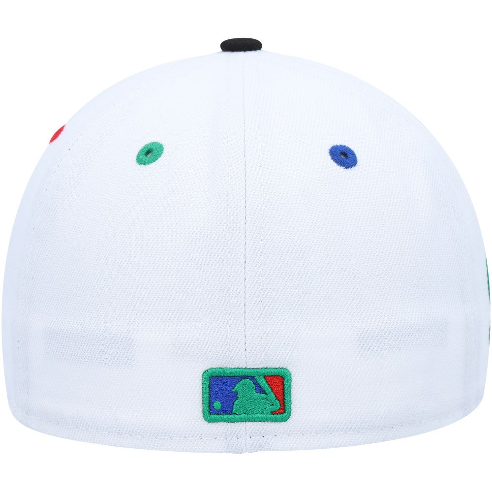 Los Angeles Dodgers 60th Anniversary Primary Eye 59FIFTY Fitted Hat - White/Black | New Era