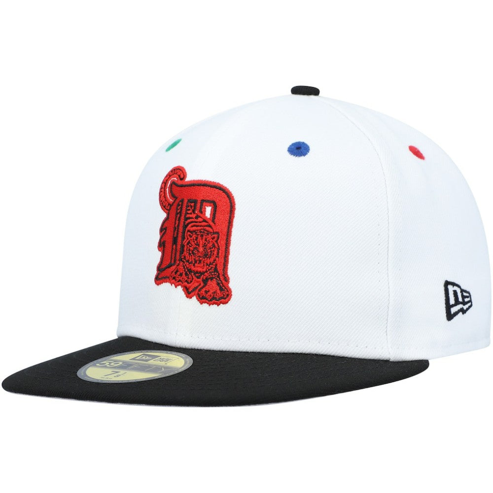 Detroit Tigers 2005 MLB All-Star Game Primary Eye 59FIFTY Fitted Hat - White/Black | New Era