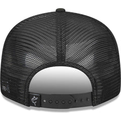 Miami Marlins Street Trucker 9FIFTY Snapback Hat - Black | New Era