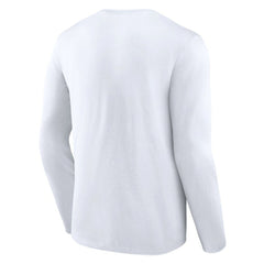 Los Angeles Dodgers Pressbox Long Sleeve T-Shirt - White