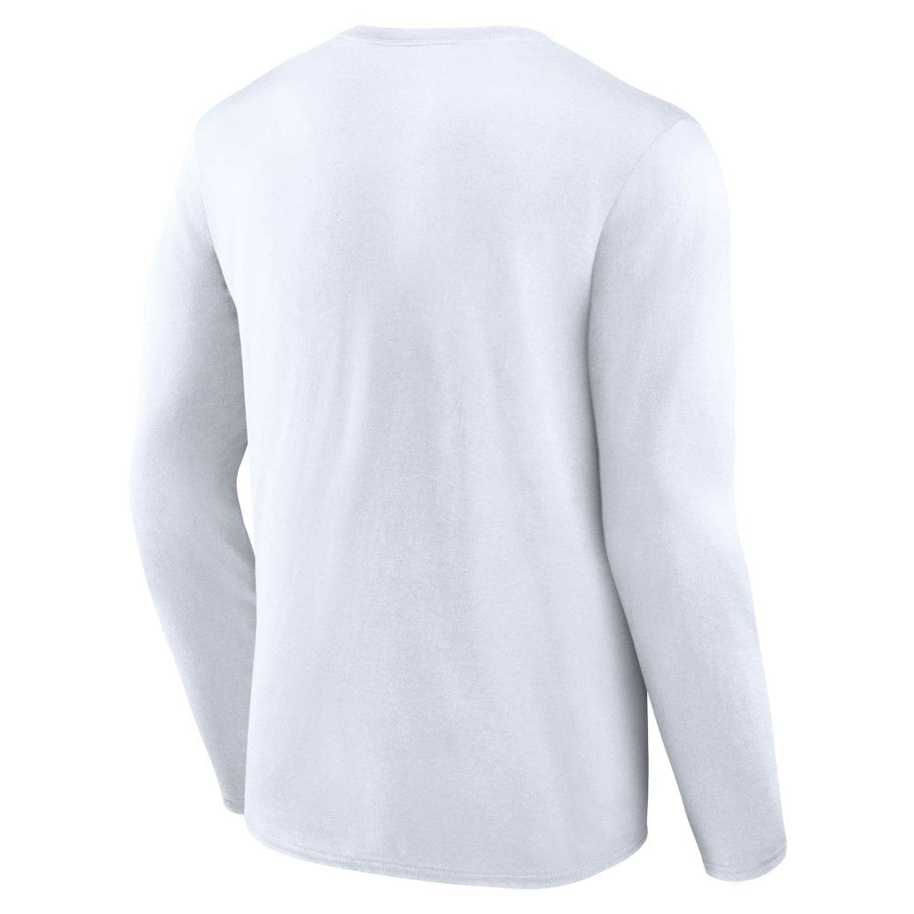 Milwaukee Brewers Pressbox Long Sleeve T-Shirt - White