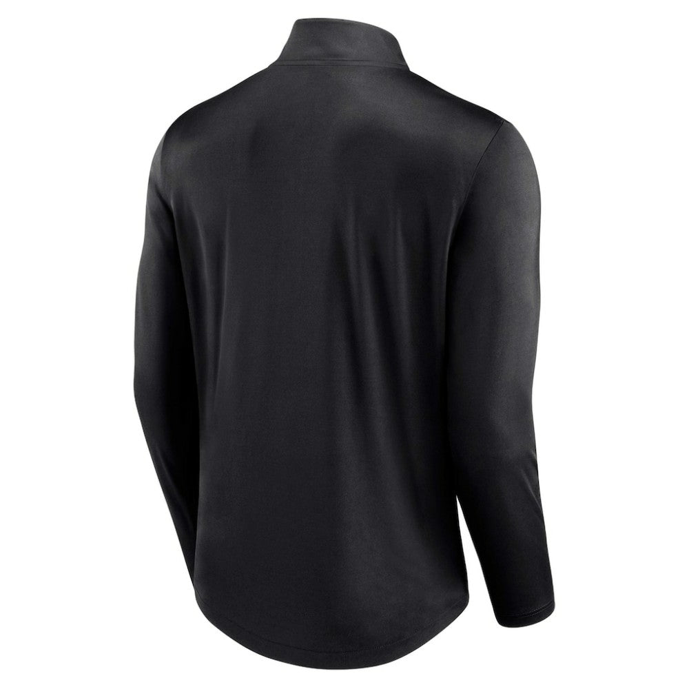 Colorado Rockies Tough Minded Lightweight Quarter-Zip Pullover - Black