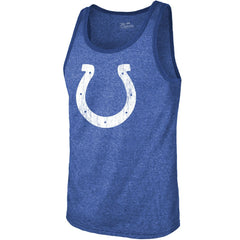 Jonathan Taylor Indianapolis Colts Majestic Threads Player Name & Number Tri-Blend Tank Top - Heathered Royal for sale