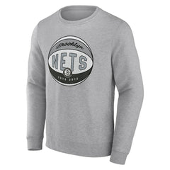 Brooklyn Nets True Classics Vint Pullover Sweatshirt - Heathered Gray | Fanatics online