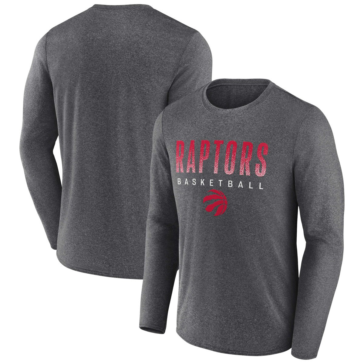 Toronto Raptors Where Legends Play Iconic Practice Long Sleeve T-Shirt - Heathered Charcoal | Fanatics discount