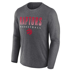 Toronto Raptors Where Legends Play Iconic Practice Long Sleeve T-Shirt - Heathered Charcoal | Fanatics discount