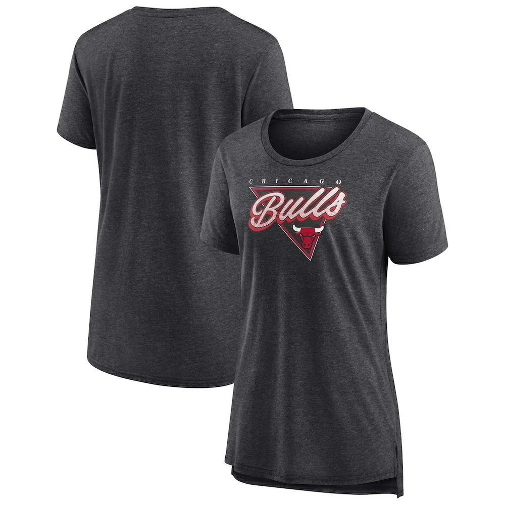 Chicago Bulls Women's True Classics Tri-Blend T-Shirt sale - Heathered Charcoal | Fanatics shop