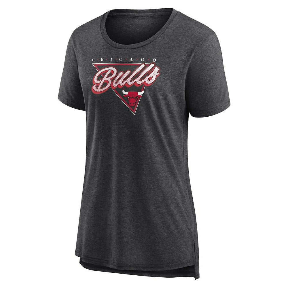 Chicago Bulls Women's True Classics Tri-Blend T-Shirt sale - Heathered Charcoal | Fanatics shop