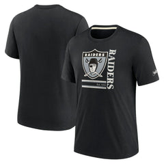 Las Vegas Raiders Wordmark Logo Tri-Blend T-Shirt - Black | Nike sale