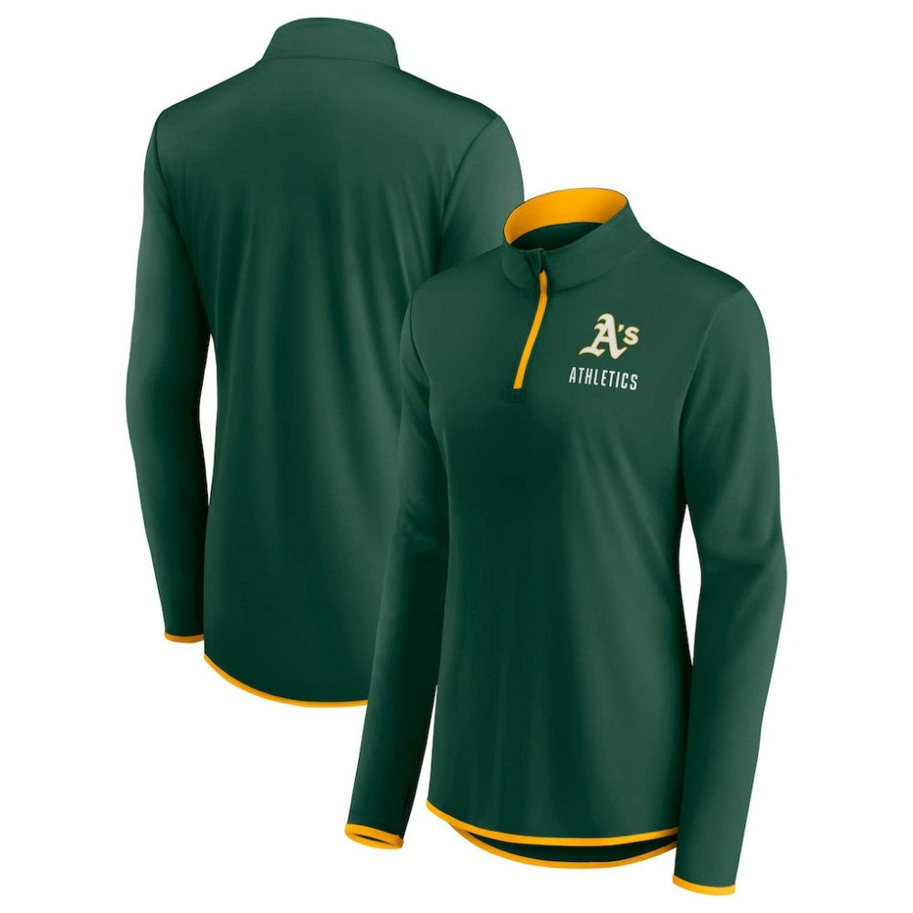 Athletics Women's Worth The Drive Quarter-Zip Jacket - Green